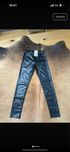 Leginsy imitacja skóry czarne H&M 164 nowe z metkami