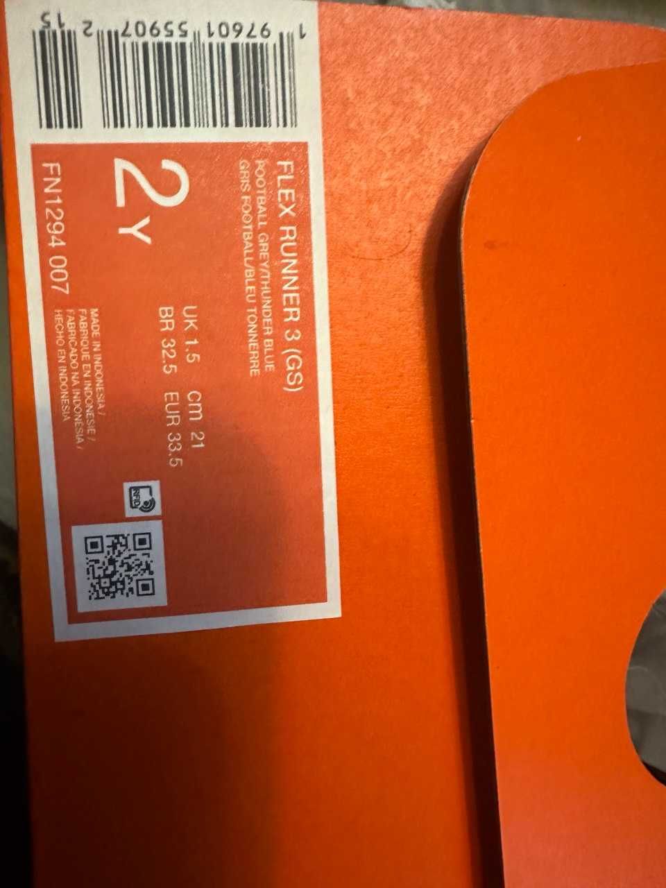 Дитячі оригінальні кросівки Nike Flex Runner 3