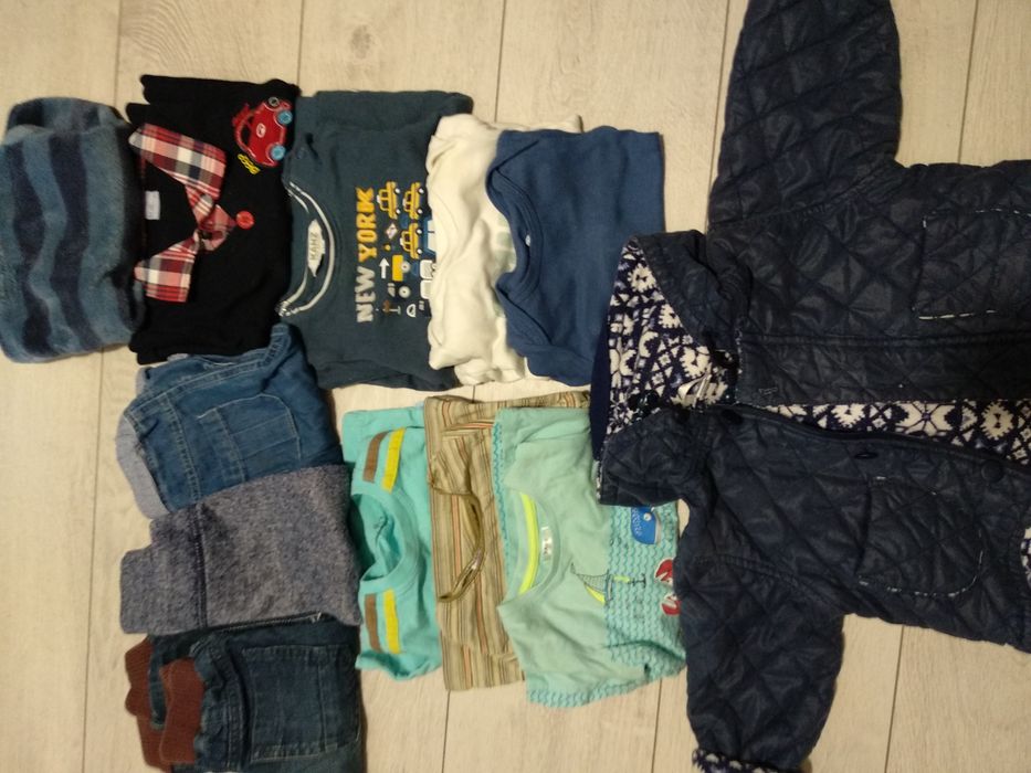 Paczka ubrań na chłopca tanio 74-80