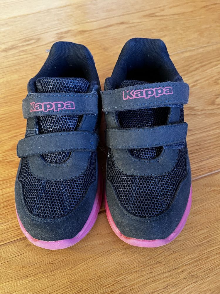 Buty sportowe adidasy na rzepy Kappa granatowo-różowe rozm. 27