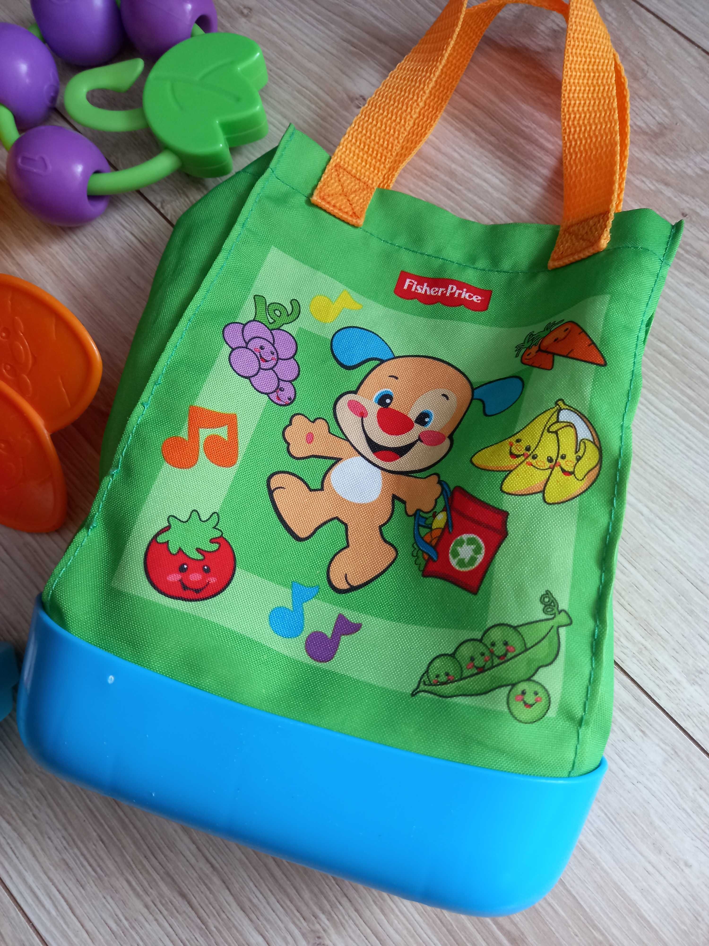Śpiewająca torba na zakupy Fisher Price, zabawka interaktywna