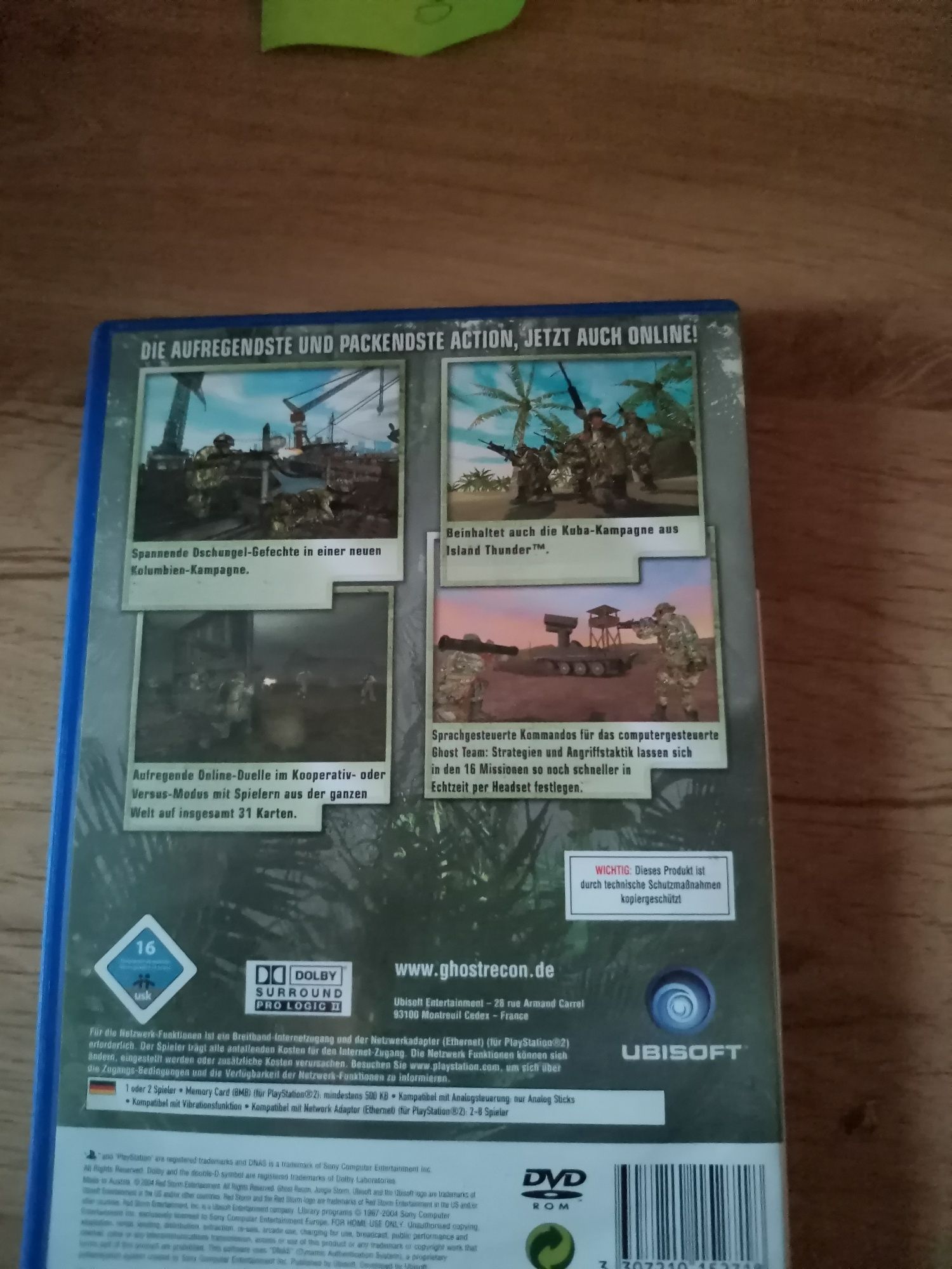 Tom clancy ghost Recon jungle storm ps2 PlayStation 2