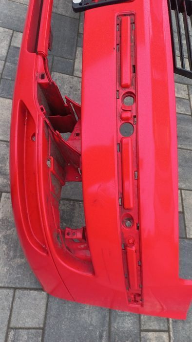 Seat Leon 1 toledo 2 zderzak przód przedni czerwony lp3g