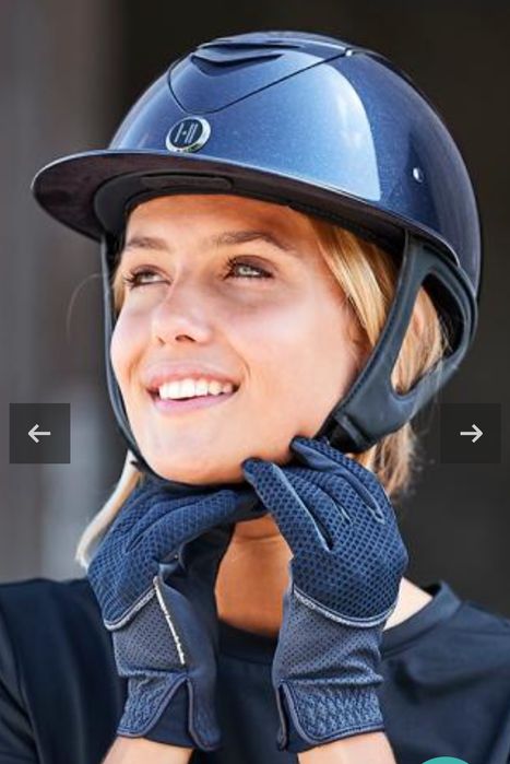 Kask jezdziecki OneK Avance Błyszczący brokat Swarovski  roz M , 55-56