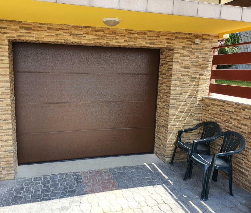 Brama garażowa brąz 3000x2250