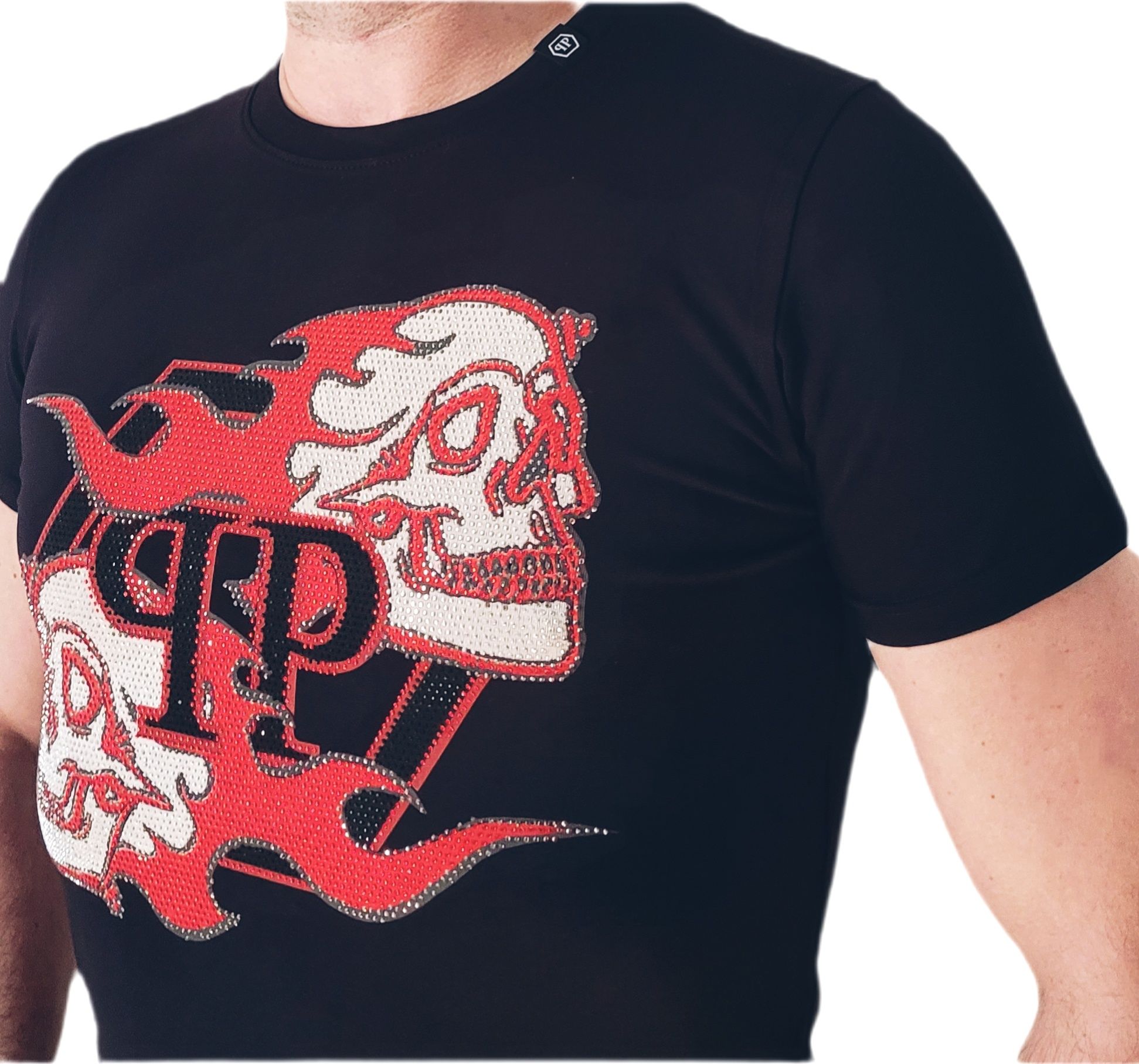Koszulka męska Philipp Plein Skull Duo