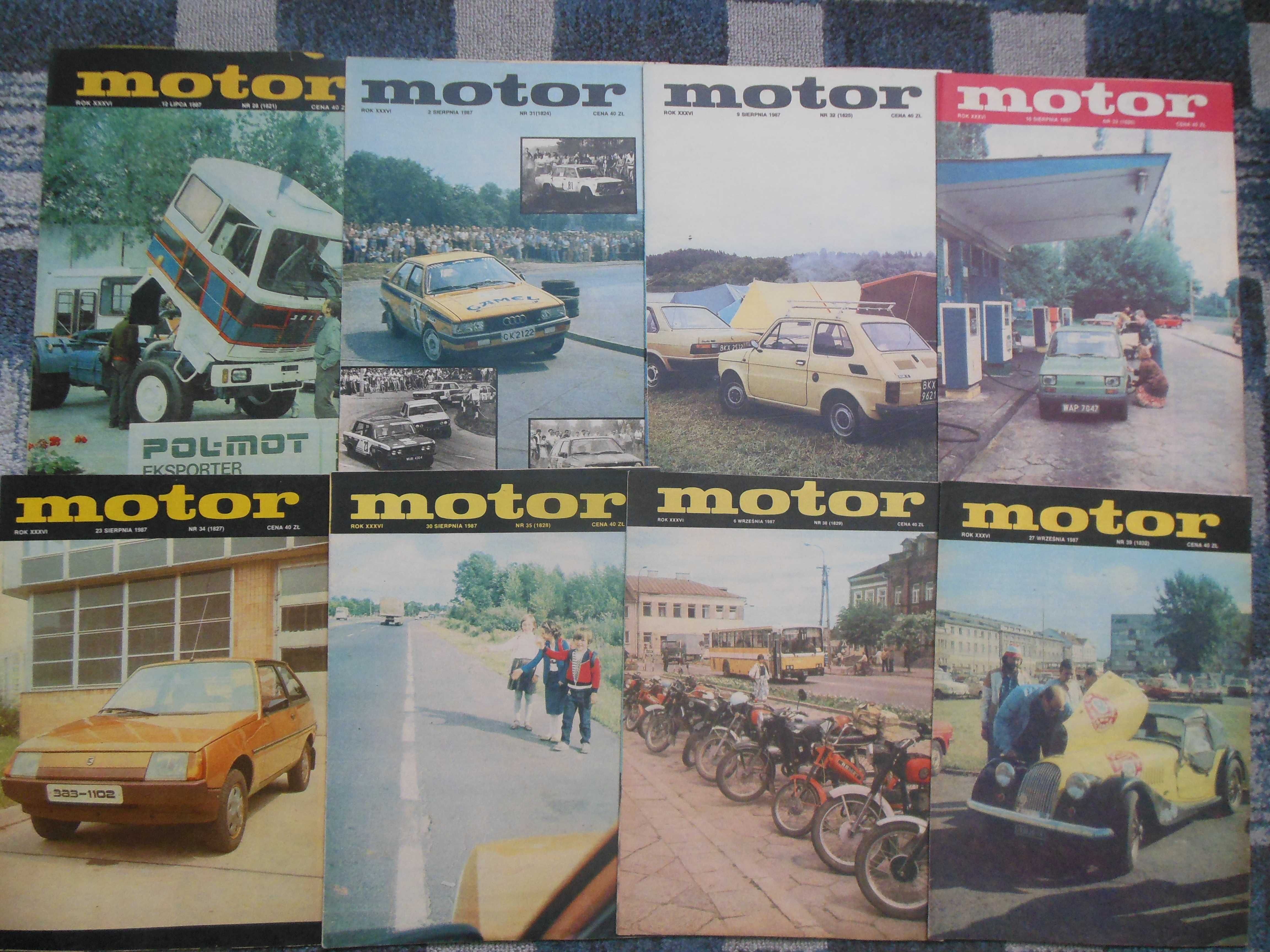 Gazety Motor 1987 rok.