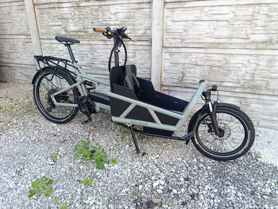 Riese Muller Load Bosch cargo 2x 500Wh bardzo zadbany pokrowiec dach