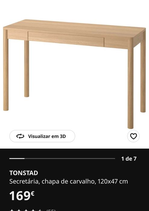 Secretária Ikea Tonstad