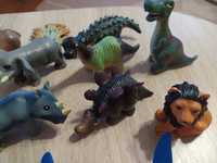 Набір динозаврів і інших тварин. Якісні,резинові 10-12см і довші.
