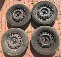 4 koła komplet opony letnie goodyear felgi 185/65/r14 r14 daewoo nubir