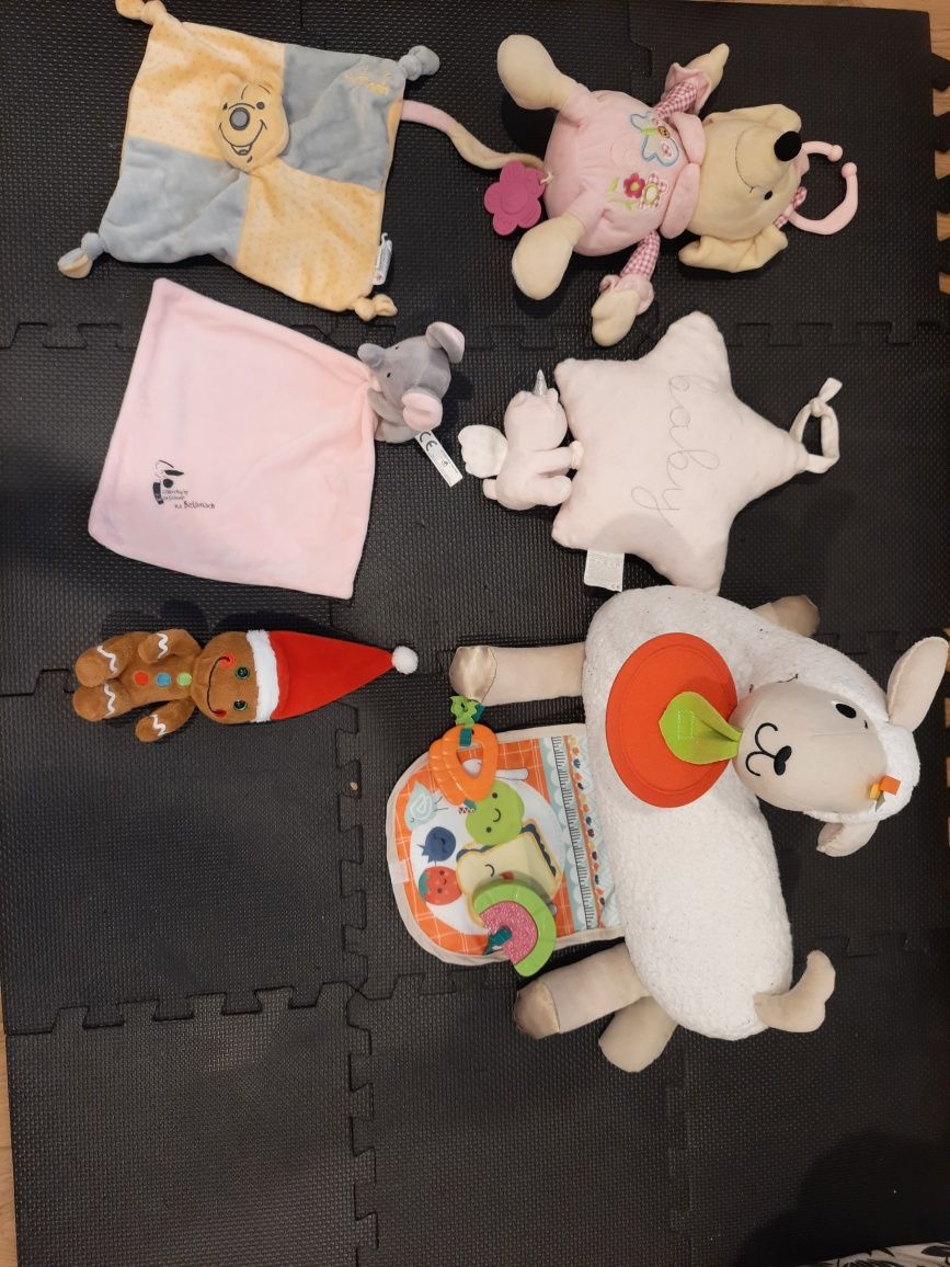 Zestaw lama fisher price, 2 x pozytywką, gratisy