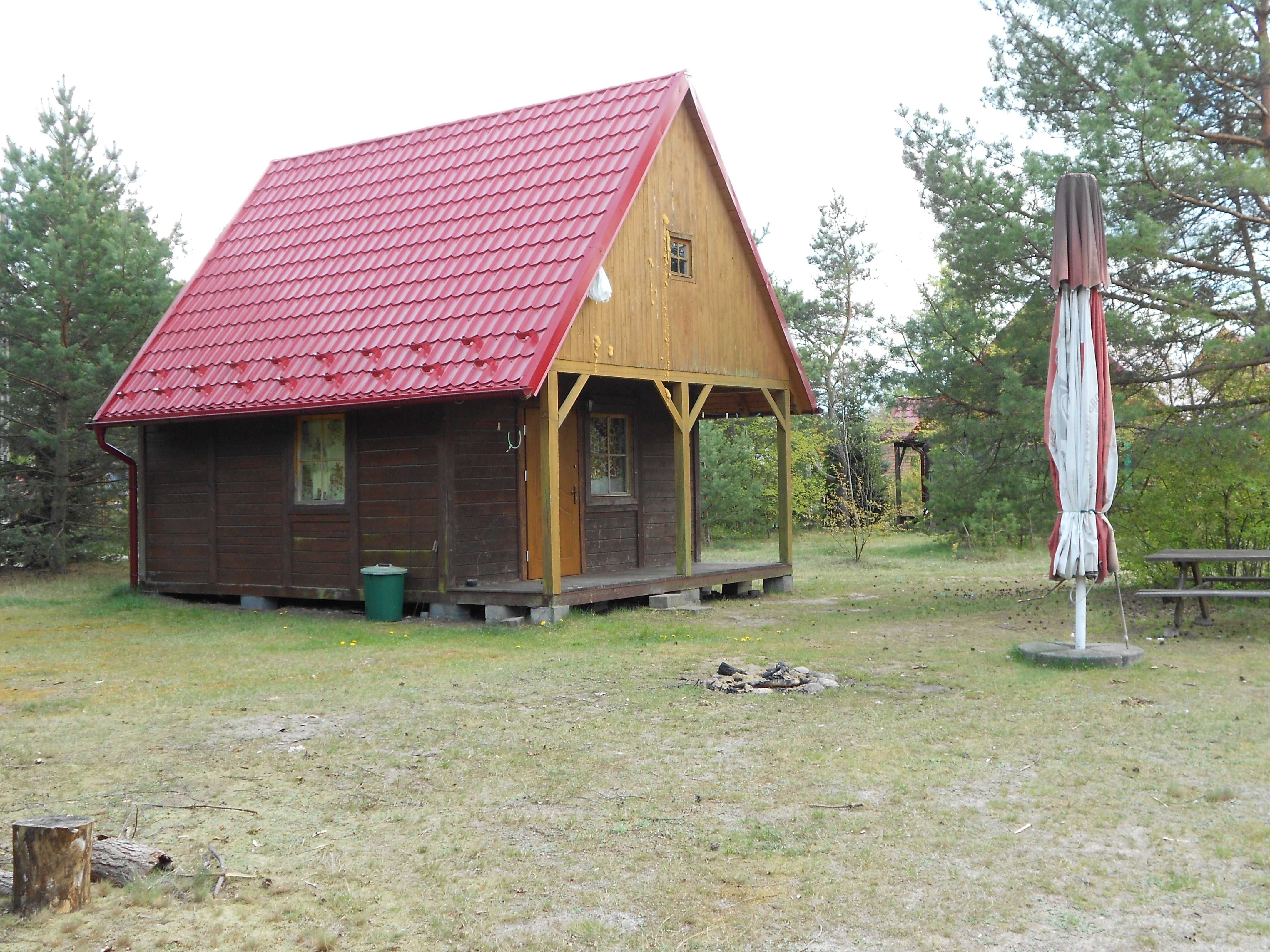 Domki na Kaszubach ,nad jeziorem. Wdzydze Kiszewskie.
