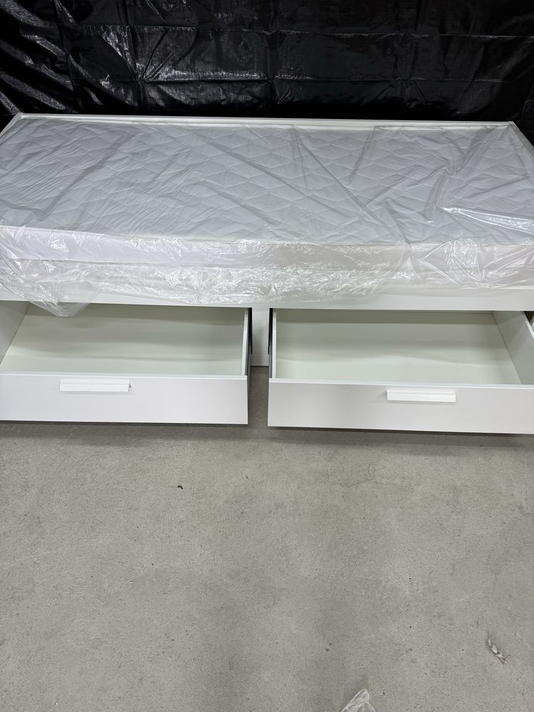 Lóżko Ikea Brimnes Dwa Nowe Materace