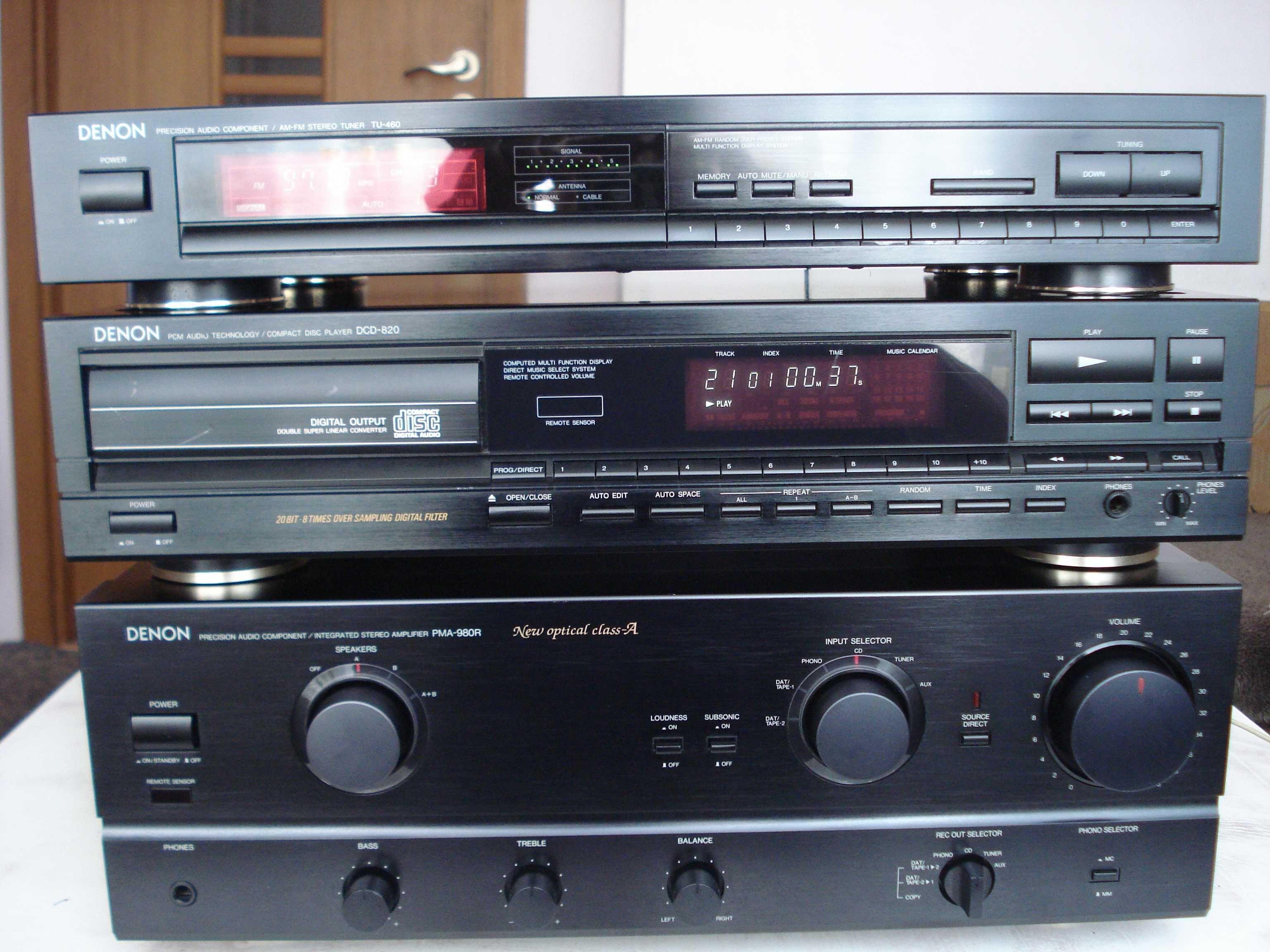 Стійка "Denon" PMA-980r, DCD-1450AR, TU-260L