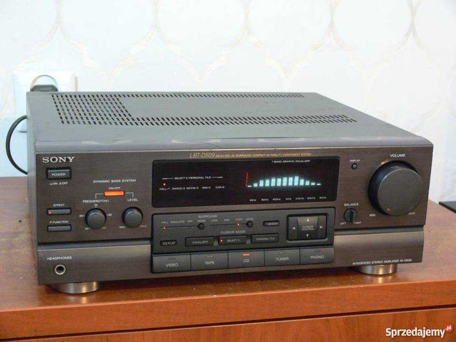 Wzmacniacz Sony LBT-D509 , korektor .