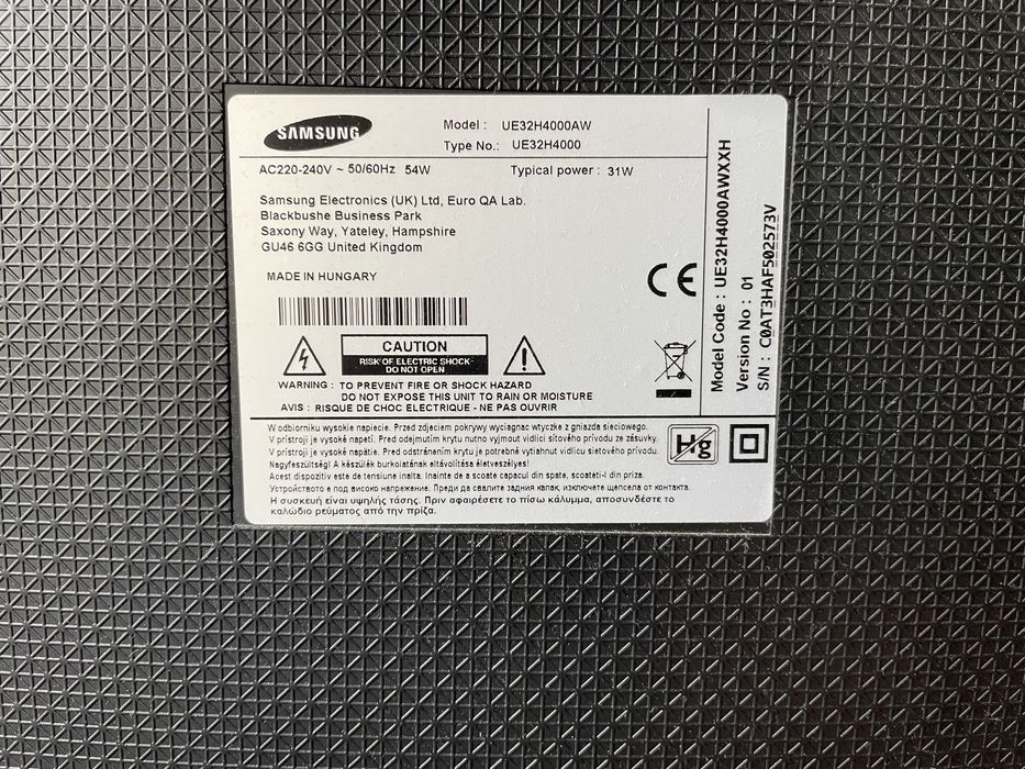 Telewizor Samsung 32” sprawny 100% z pudełkiem