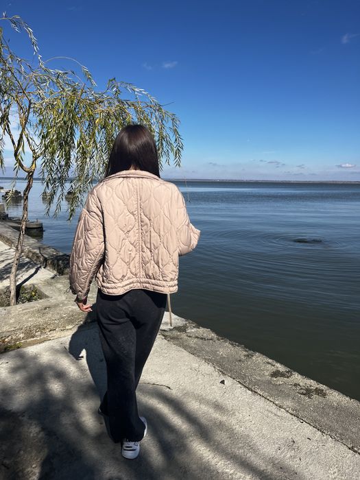 Куртка Zara S беж