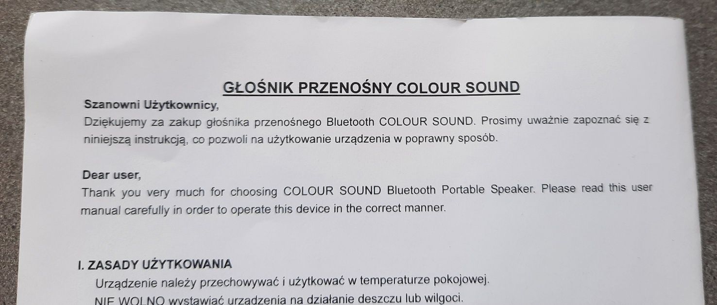 Głośnik bezprzewodowy