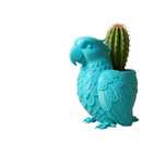Vaso/Suporte Papagaio Tropical 3D | Decoração Colorida