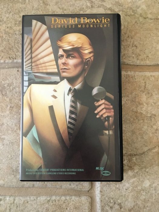 cassetes de vídeo VHS: Dream Theater, David Bowie