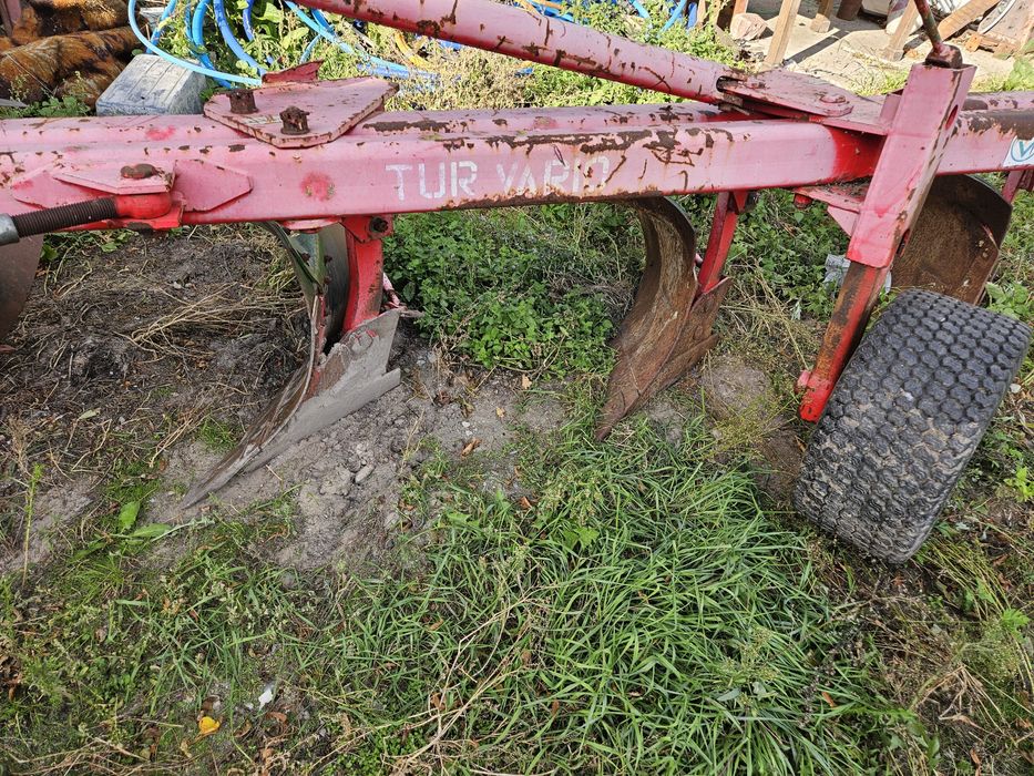 Pług 4 skiby XXL Tur Vario Unia Grudziądz podwójna rama