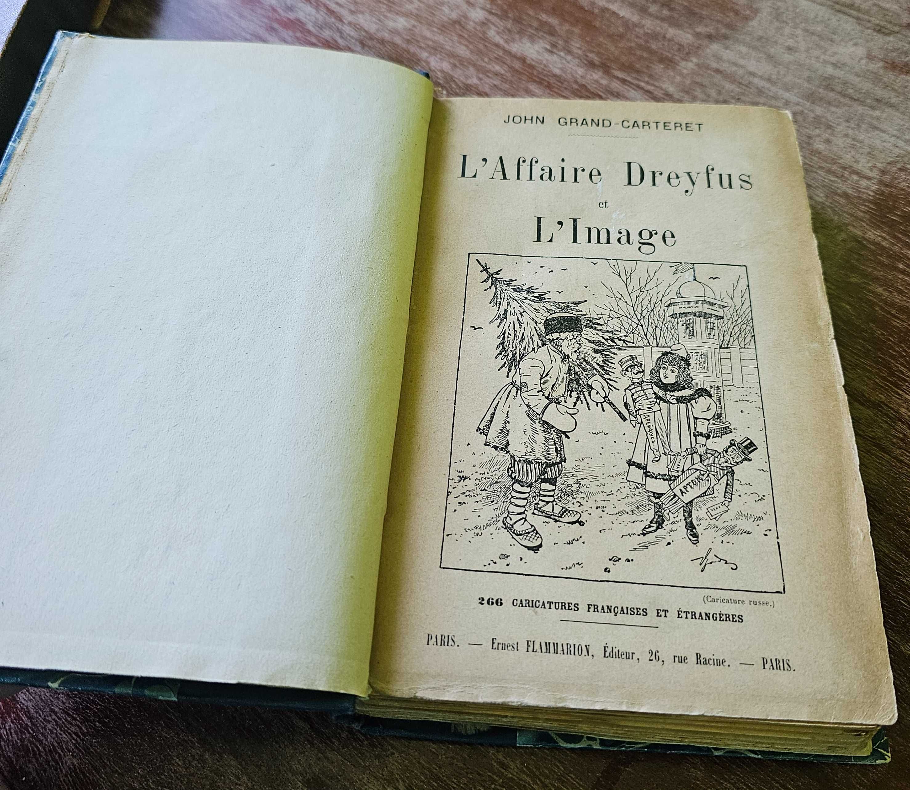 Książka ok.1921r  L'affaire Dreyfus et L'Image wydanie w j francuskim