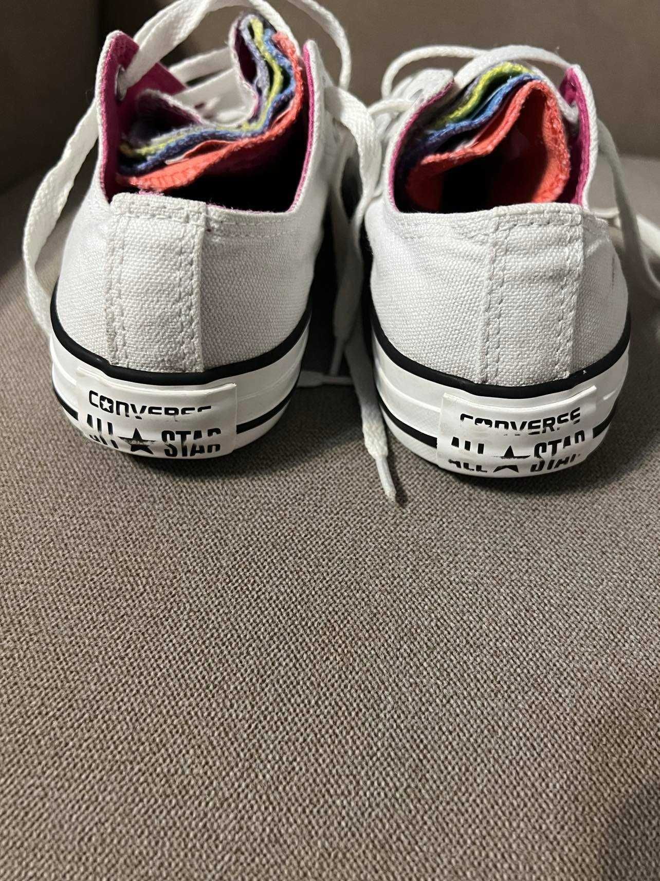 Converse białe All x Star