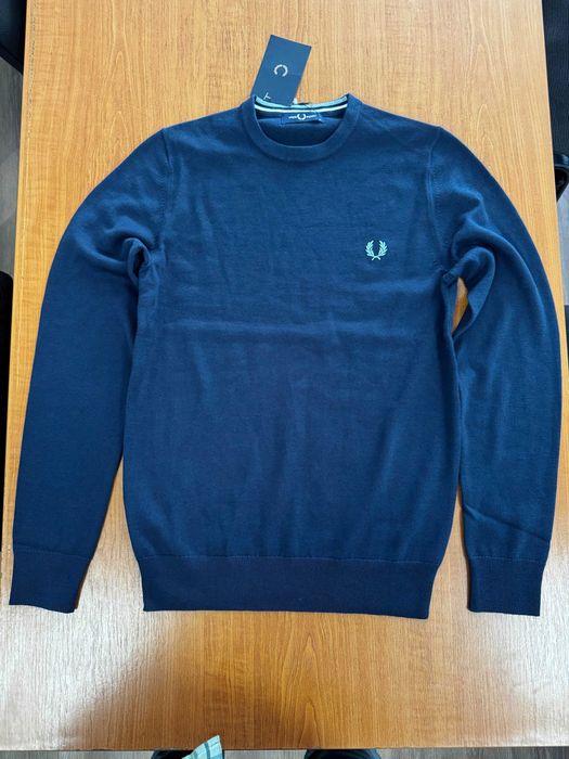 Светр Fred Perry Classic V-Neck Shaded Navy Blue Jumper