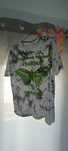 baggy luźna koszulka tie dye z motylem rozmiar s