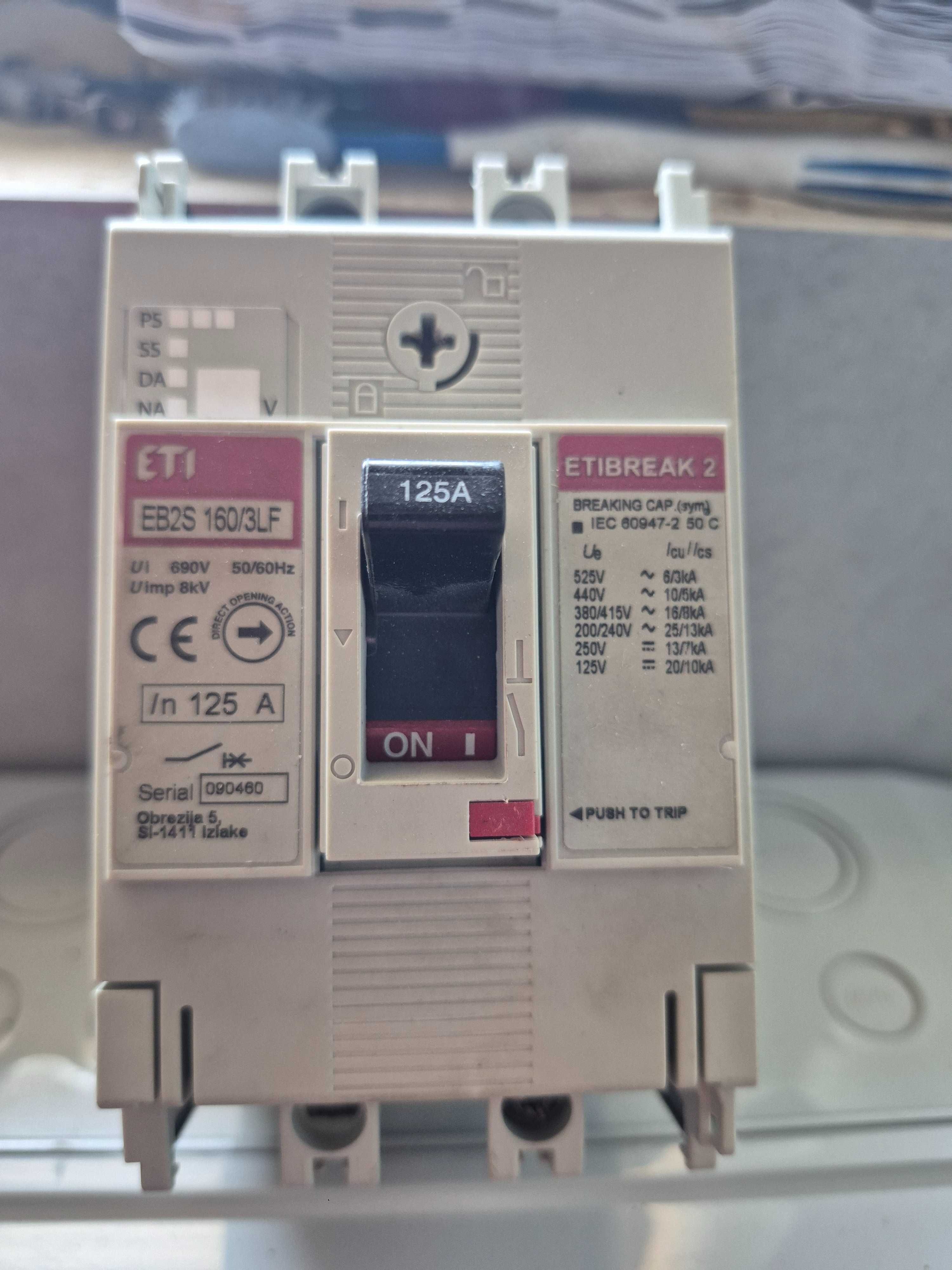 Wyłączniki EB2S 160/3LF 125A 3p