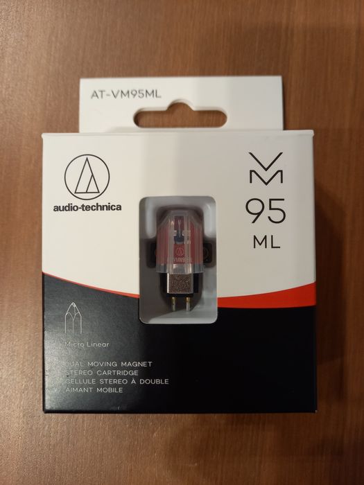 Wkładka gramofonowa Audio-Technica AT-VM95ML jak nowa, idealna!