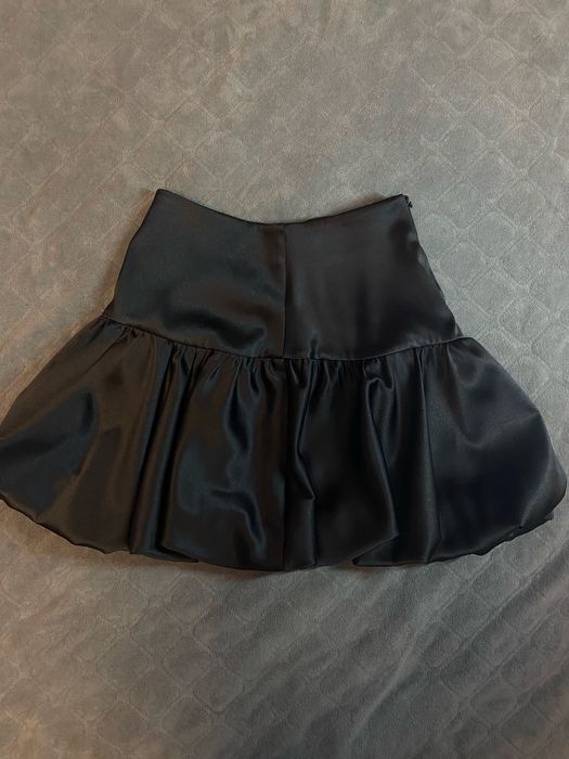 Міні спідниця атласна