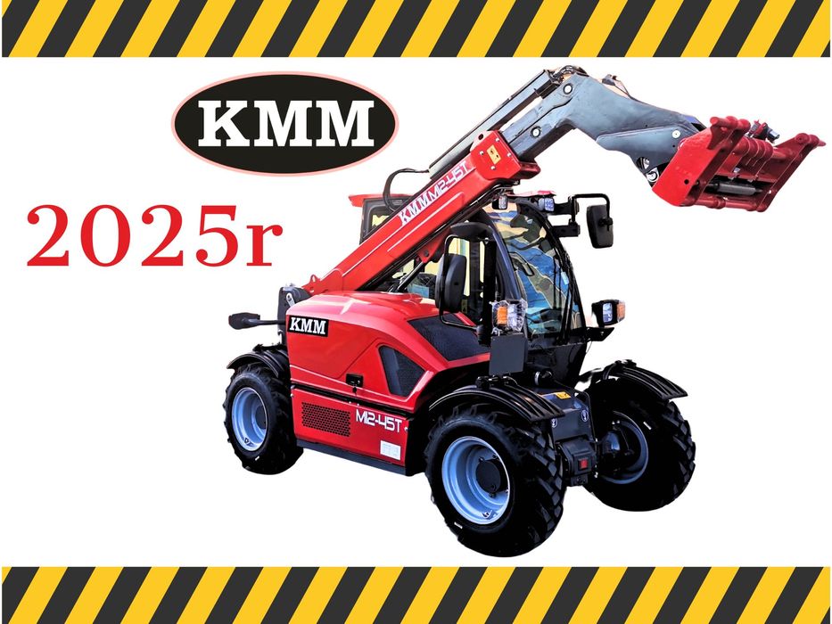 Ładowarka kołowa KMM M12-45T wys kabiny < 2m 1,25 Tony na 4,5m PERKINS
