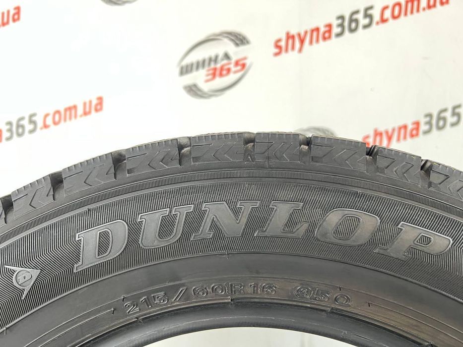 215/60 r16 dunlop winter maxx wm02 8mm шини бу зима