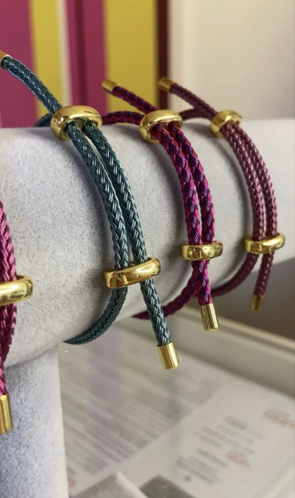 Pulseiras corda- 5 NOVAS