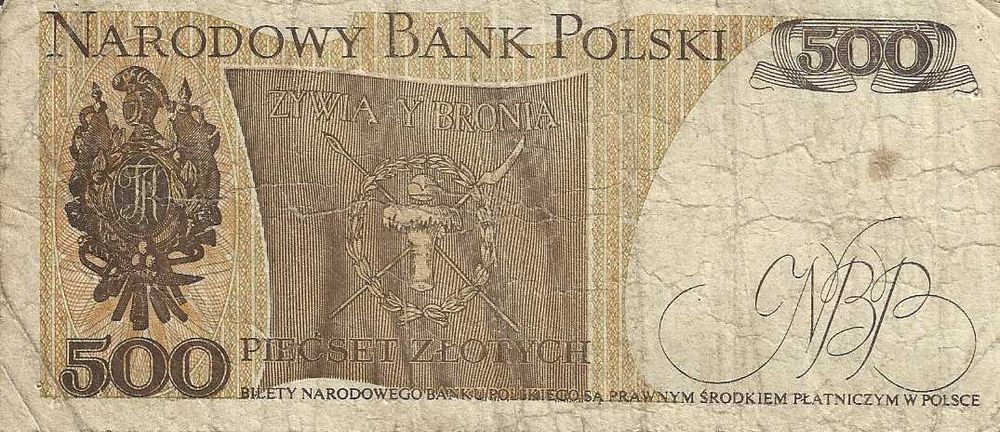 Notas antigas - Polónia