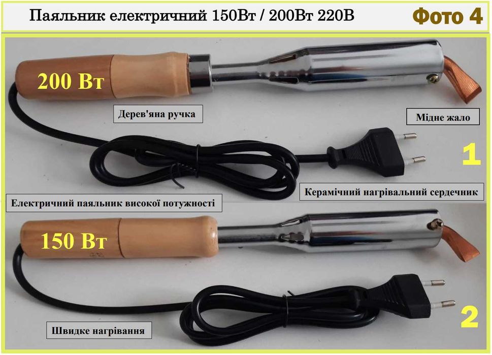 Паяльник 220V 25 Вт-200  Вт