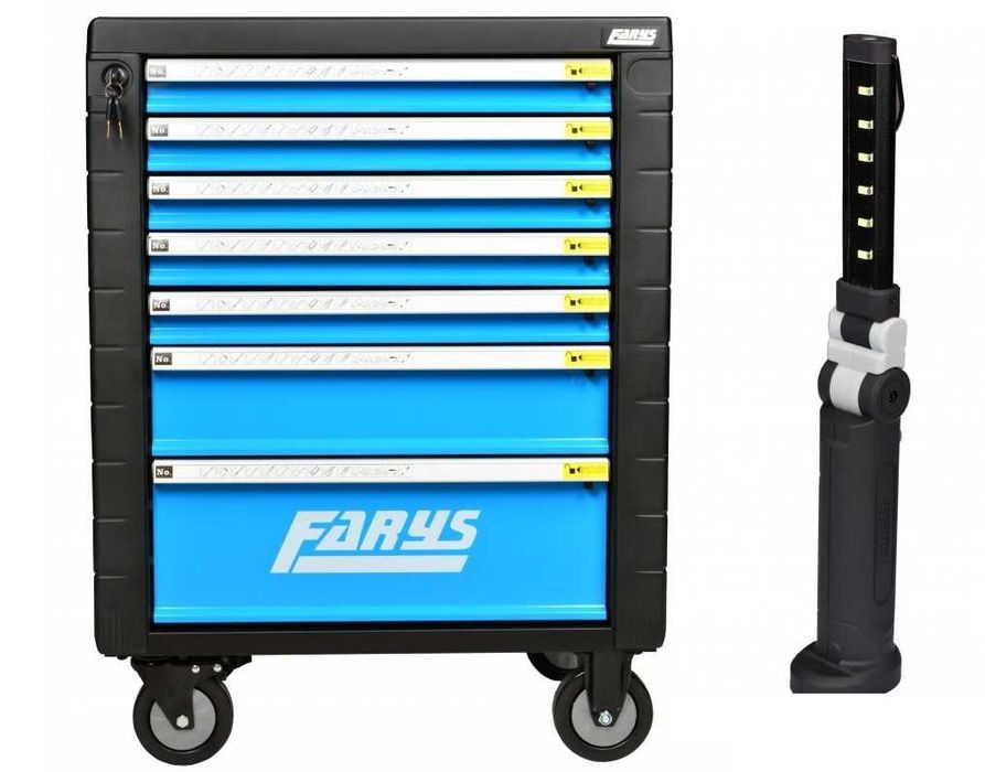 Profesjonalny wózek narzędziowy szafka + Latarka LED GRATIS!