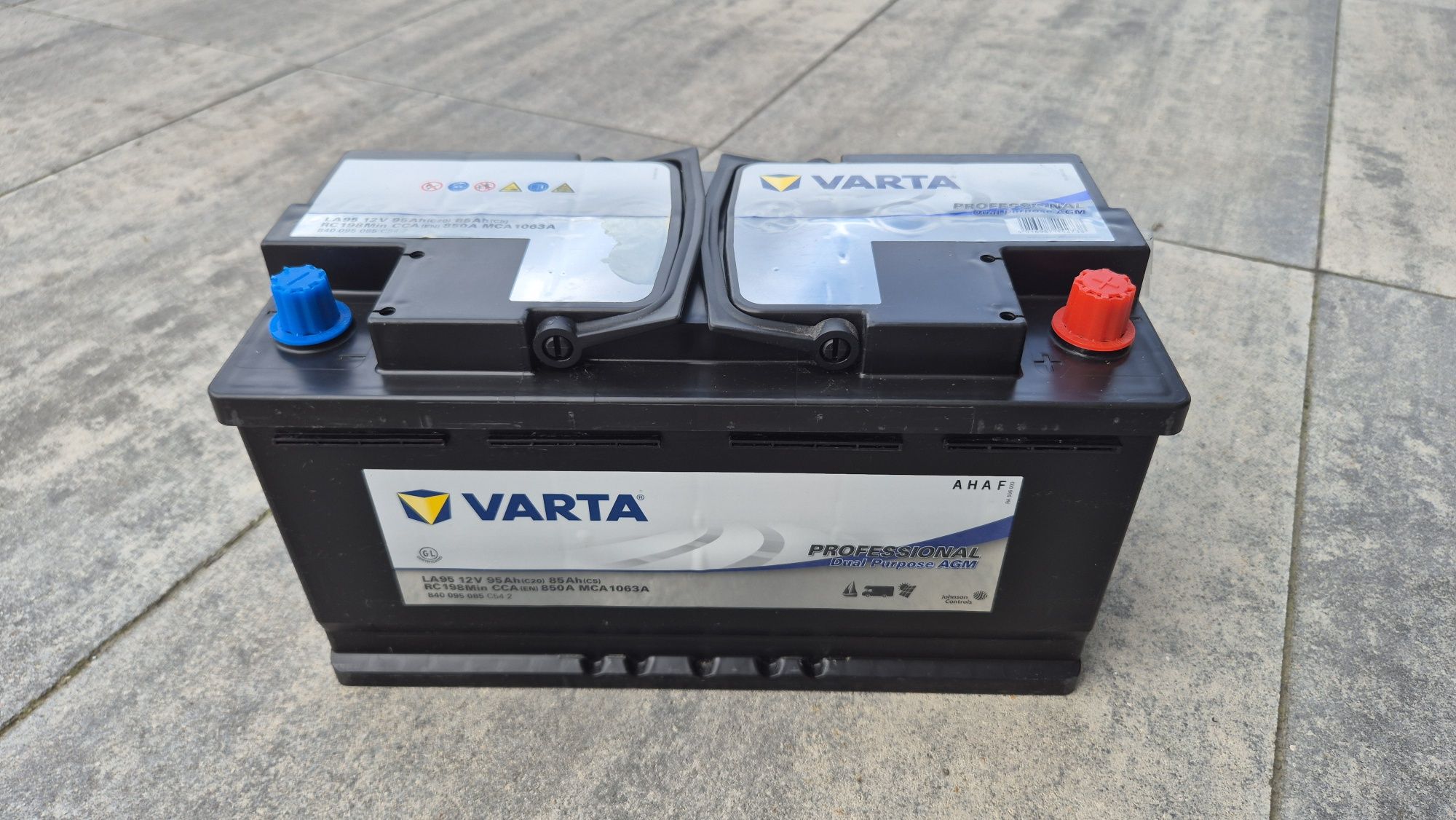 Akumulator VARTA 12V AGM 95Ah Professional przyczepa Kamper łódź  bank