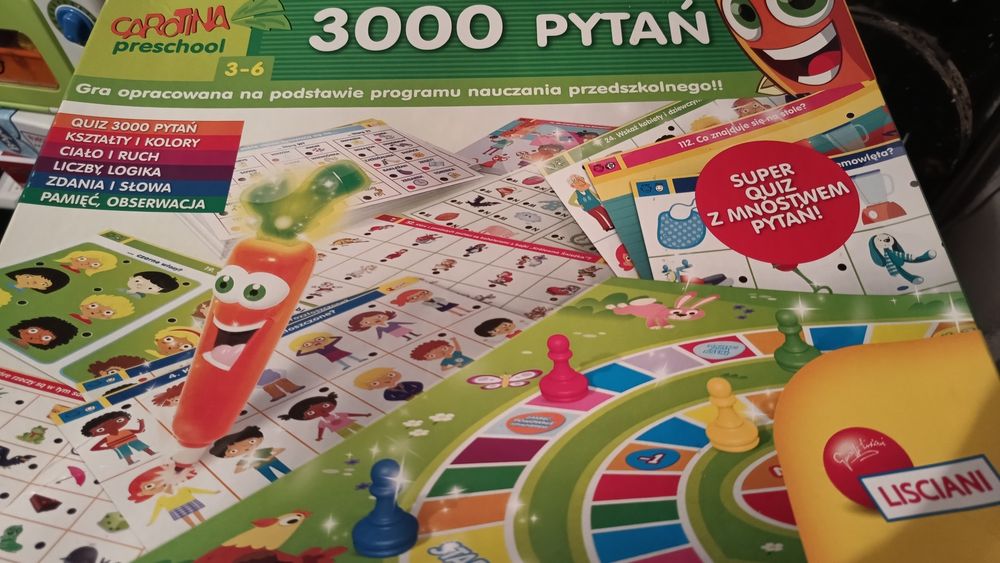 Lisciani Giochi Carotina 3000 Pytań wybrakowane