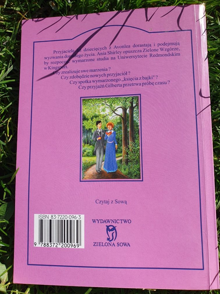 ania na uniwersytecie, ania z szumiących topoli Lucy Maud Montgomery