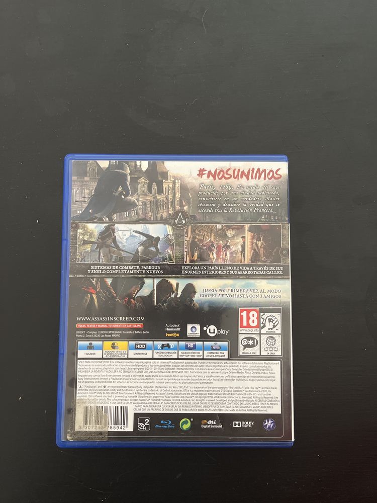 Jogo PS4 - Assassins creed Unity