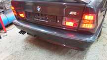 BMW E34 Sedan Lampy tył LED dymione  ciemne ledowe TUNING