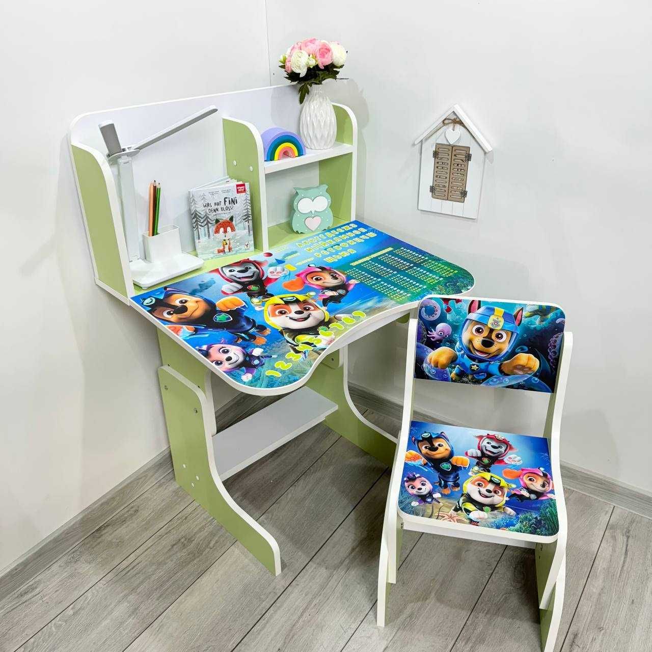 Зростаюча парта дитячий столик зі стільцем стол ростишка
