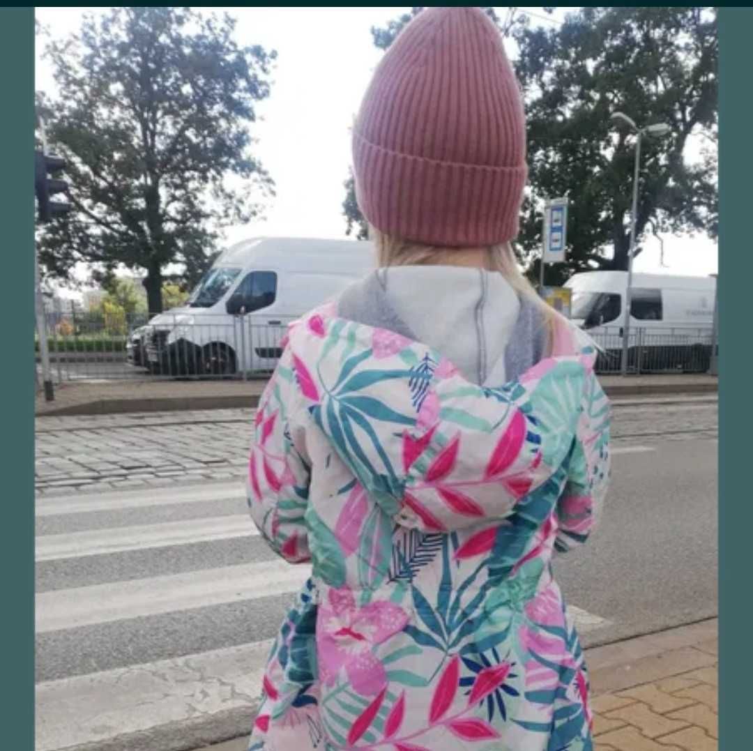 Kurtka na deszcz 146 tropikalna dziewczynka