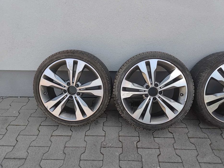 Koła zimowe opony alufelgi Mercedes 225/40 18" 5x112 ET52