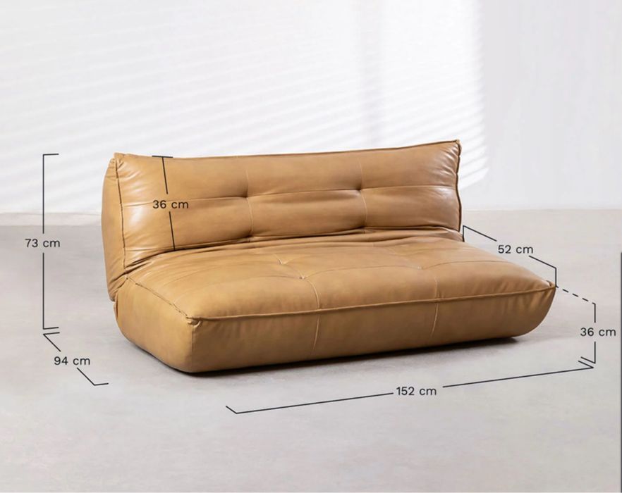 Sofa de 2 sofas reclinavel