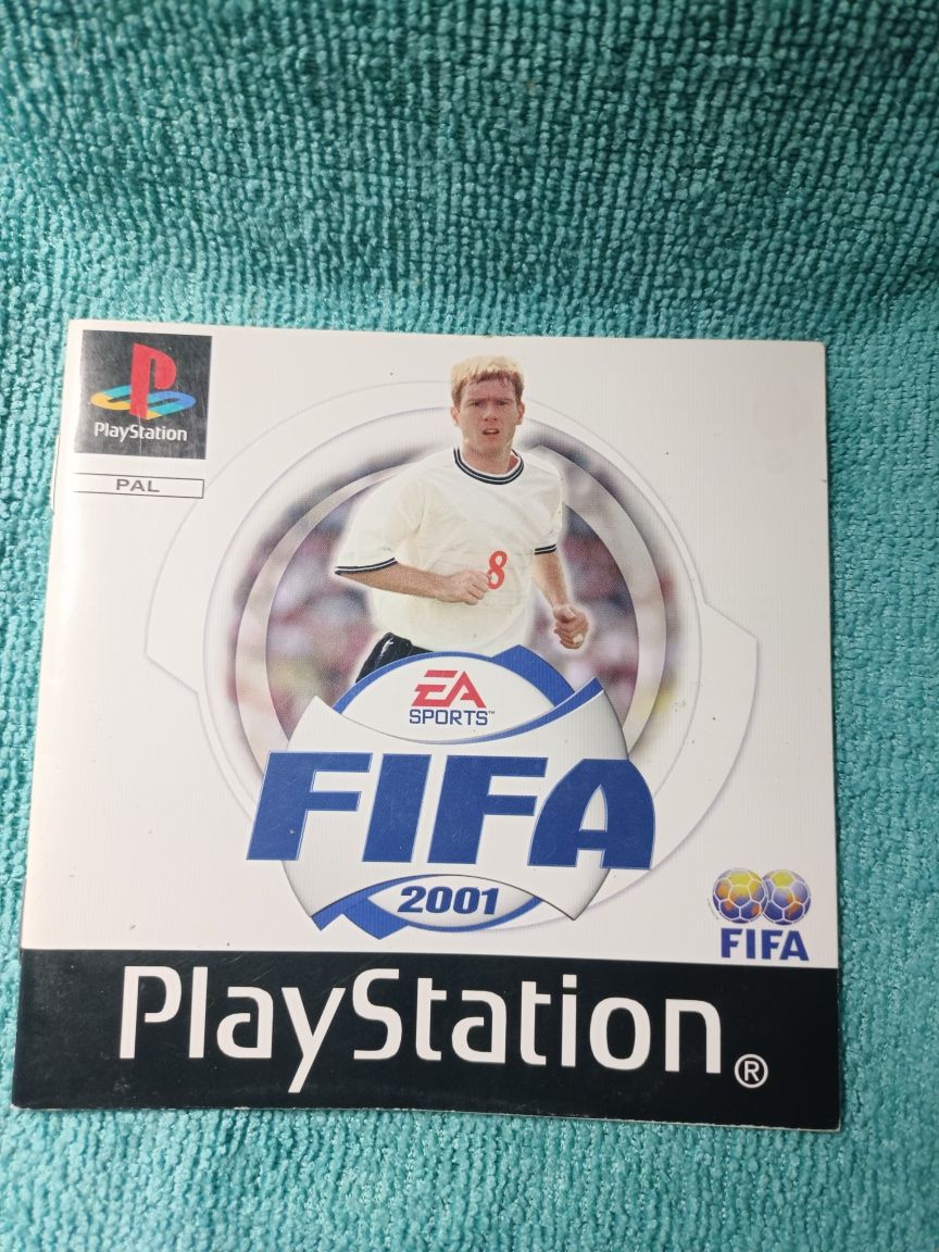 Ps1 FIFA 2001 psx psone Książeczka Manual Angielska