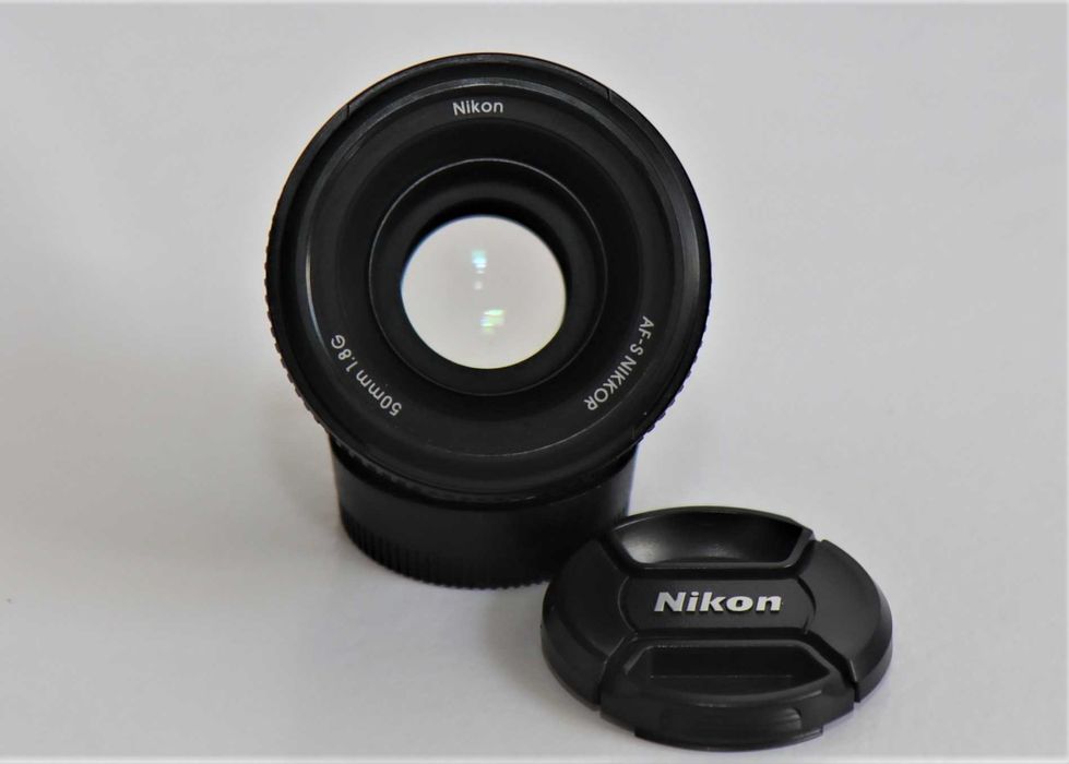 Lente Nikon 50mm f\1.8 G objetiva em excelente estado